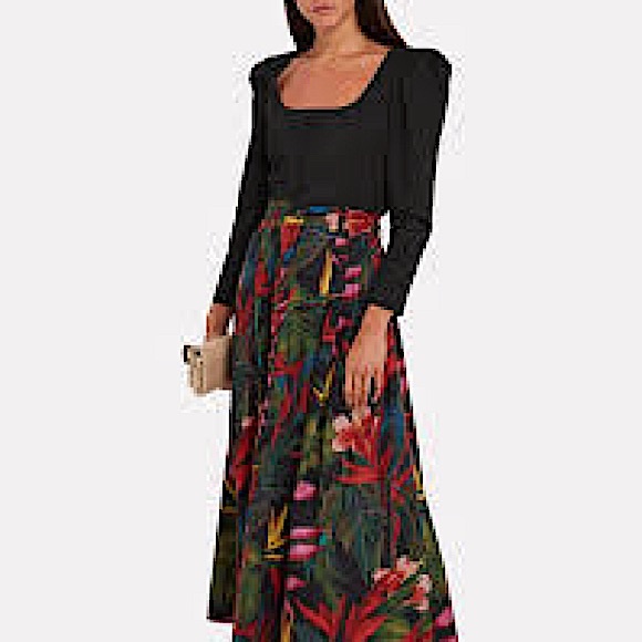 St. Roche Sandrine Poplin Button Front Blouse